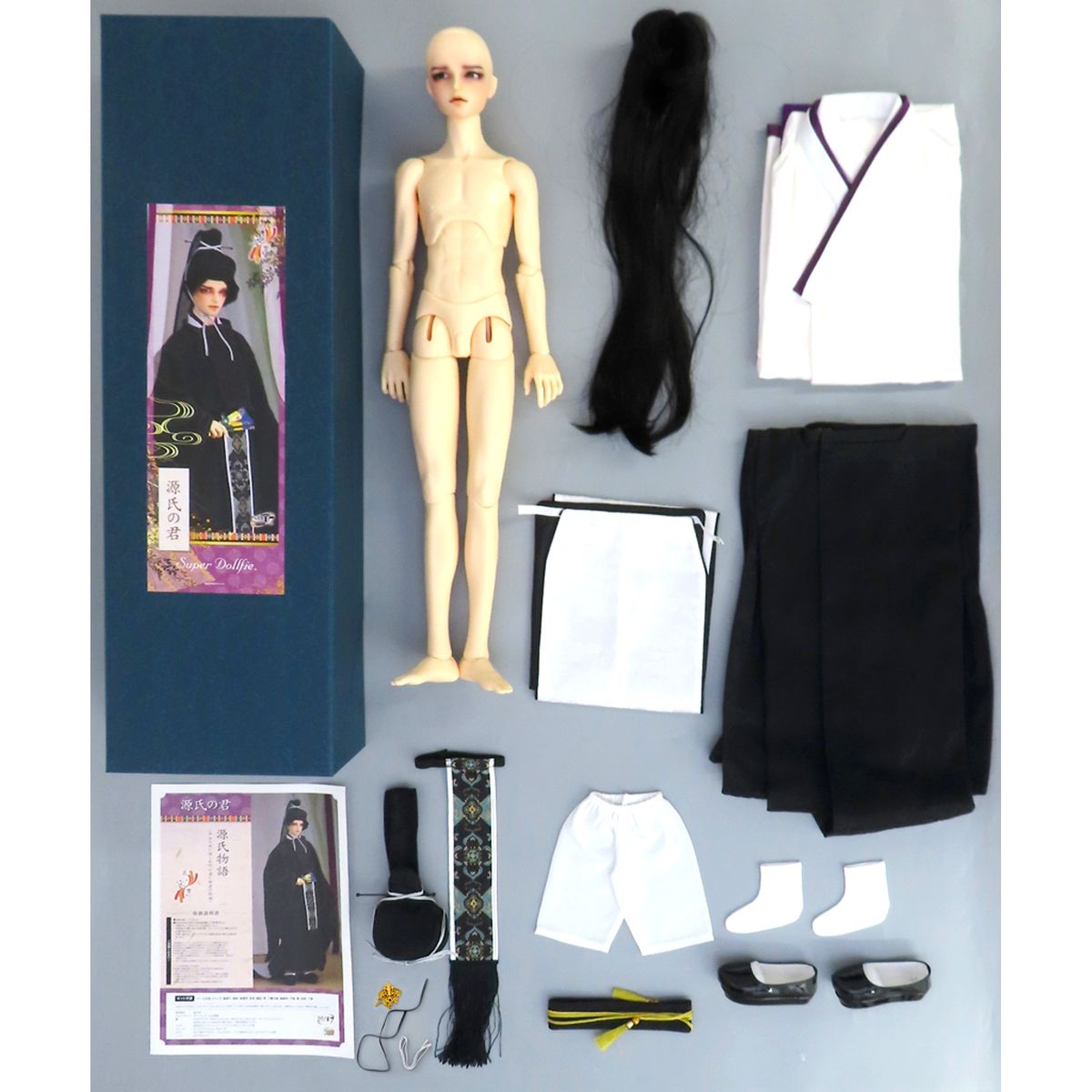 Genji no Kimi Super Dollfie The Tale of Genji Echoes of a Beautiful Banquet Tale of Nobles and Princesses in the Heian Era Boy SD17 Doll [USED]