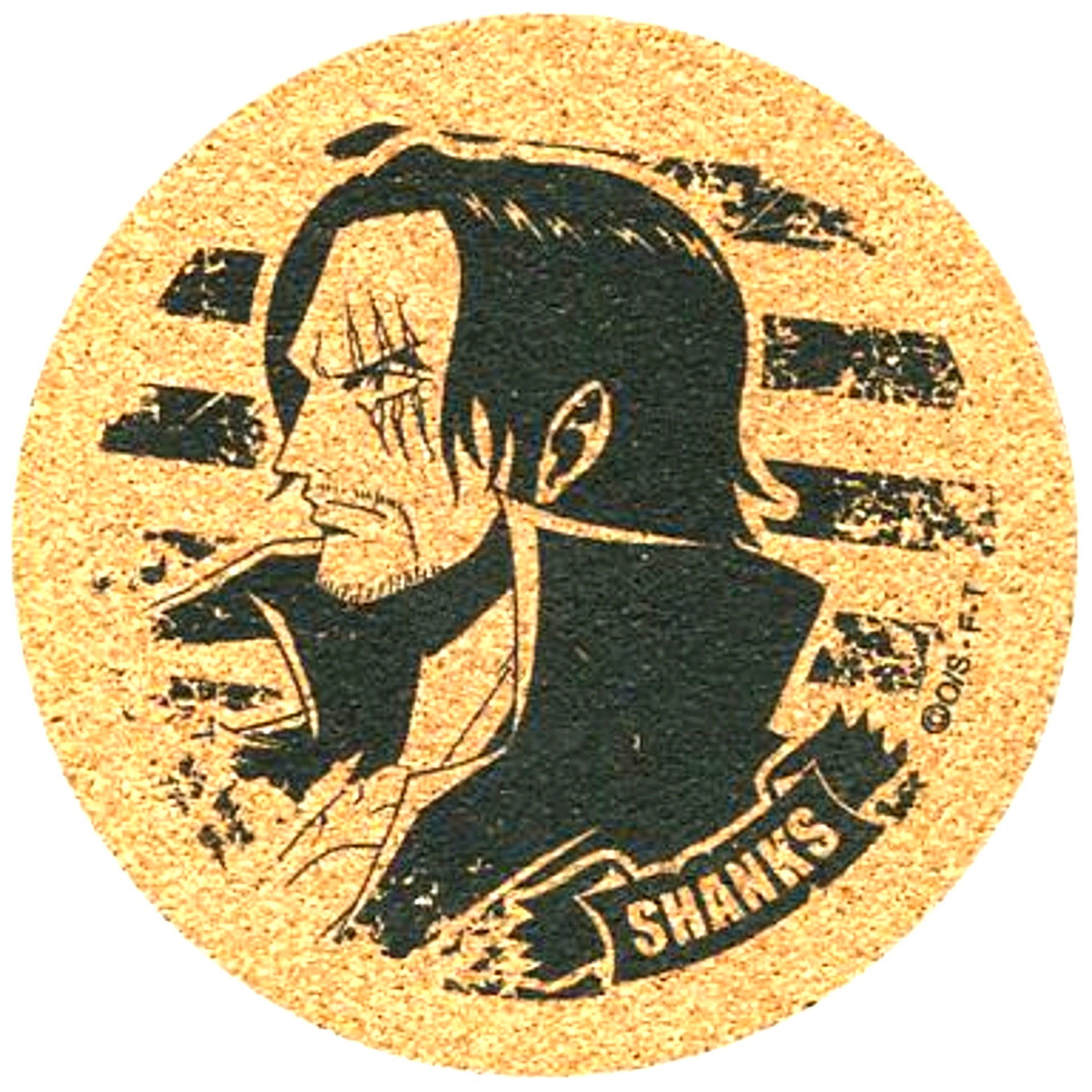 Shanks One Piece Cork Coaster Mugiwara Store Limited [USED]