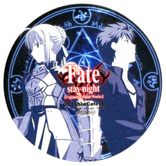 Shirou Emiya & Saber Cafe Coaster Fate/stay night Unlimited Blade Works Cafe Drink Order Bonus [USED]