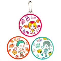 Haikyu!! Kenma Kozume & Others Secret Set of 3 Ichiban Kuji Spring Training Camp! Coaster Collection Kyunchara Illustrations Prize F [USED]