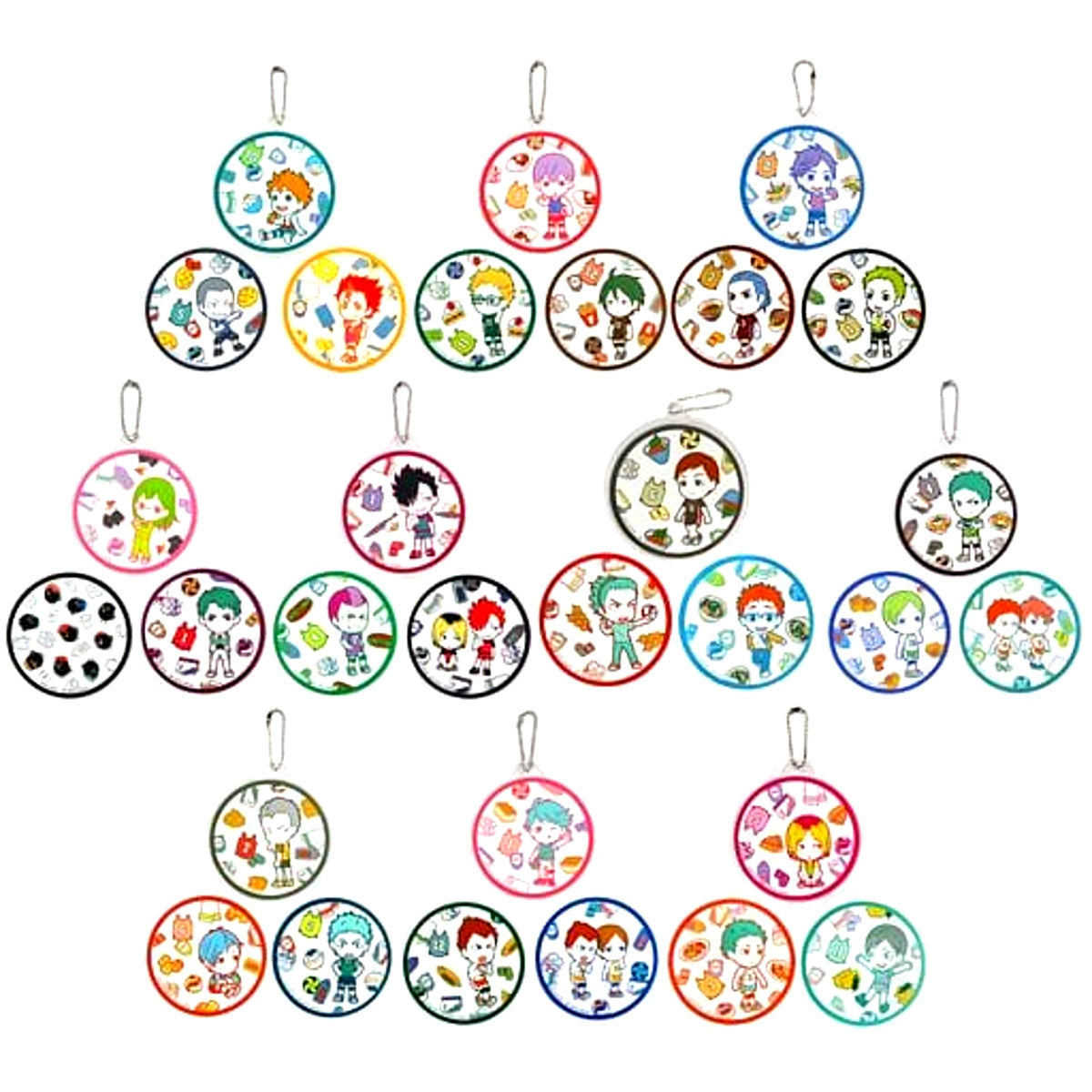 Shoyo Hinata & Others Haikyu!! All 10 Types Set Ichiban Kuji Spring Training Camp! Coaster Collection Set of 3 Kyunchara Illustrations Prize F [USED]