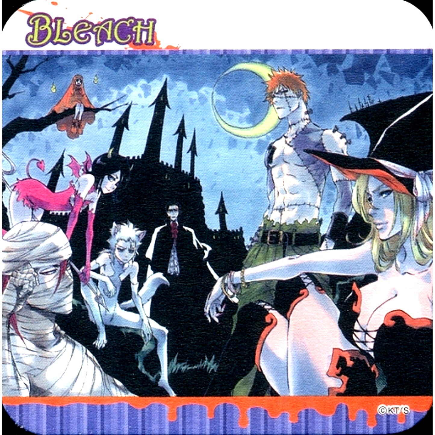 Group Halloween BLEACH Art Coaster Jump Festa 2017 Goods [USED]