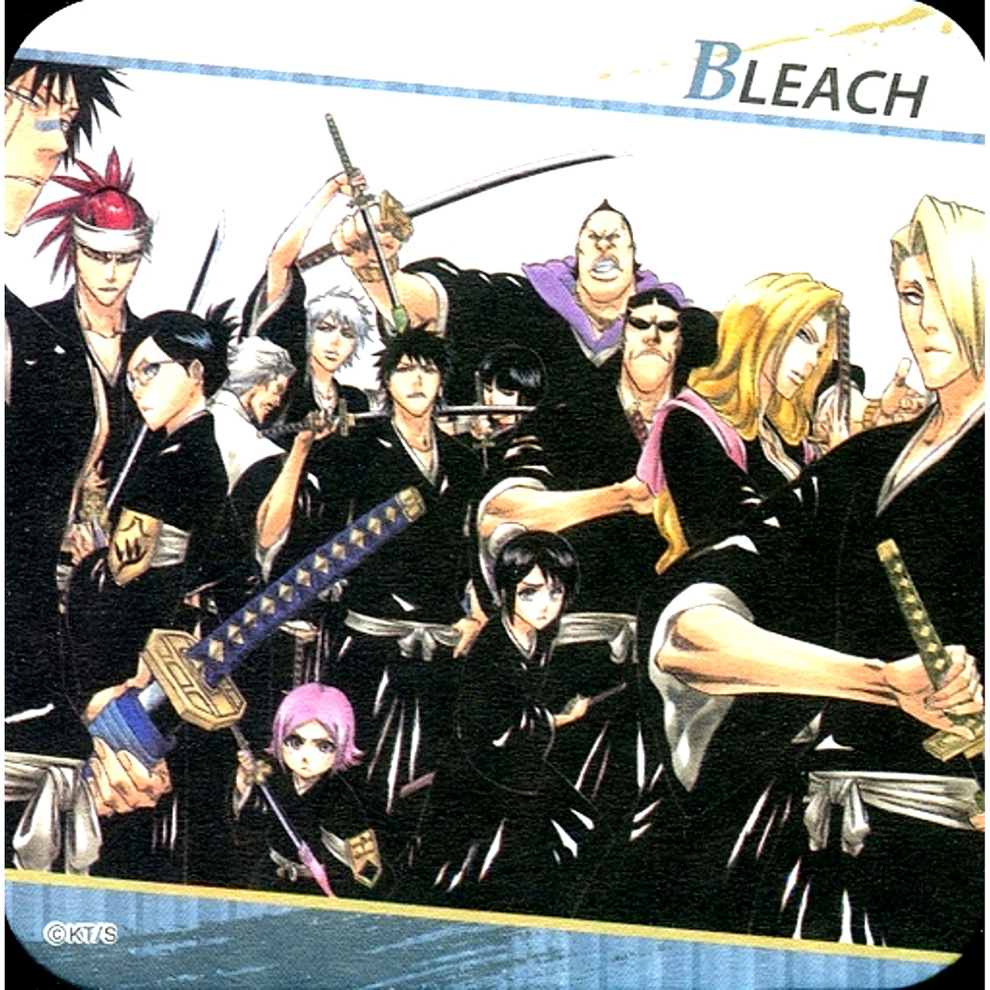 Group Frame Gray BLEACH Art Coaster Jump Festa 2017 Goods [USED]
