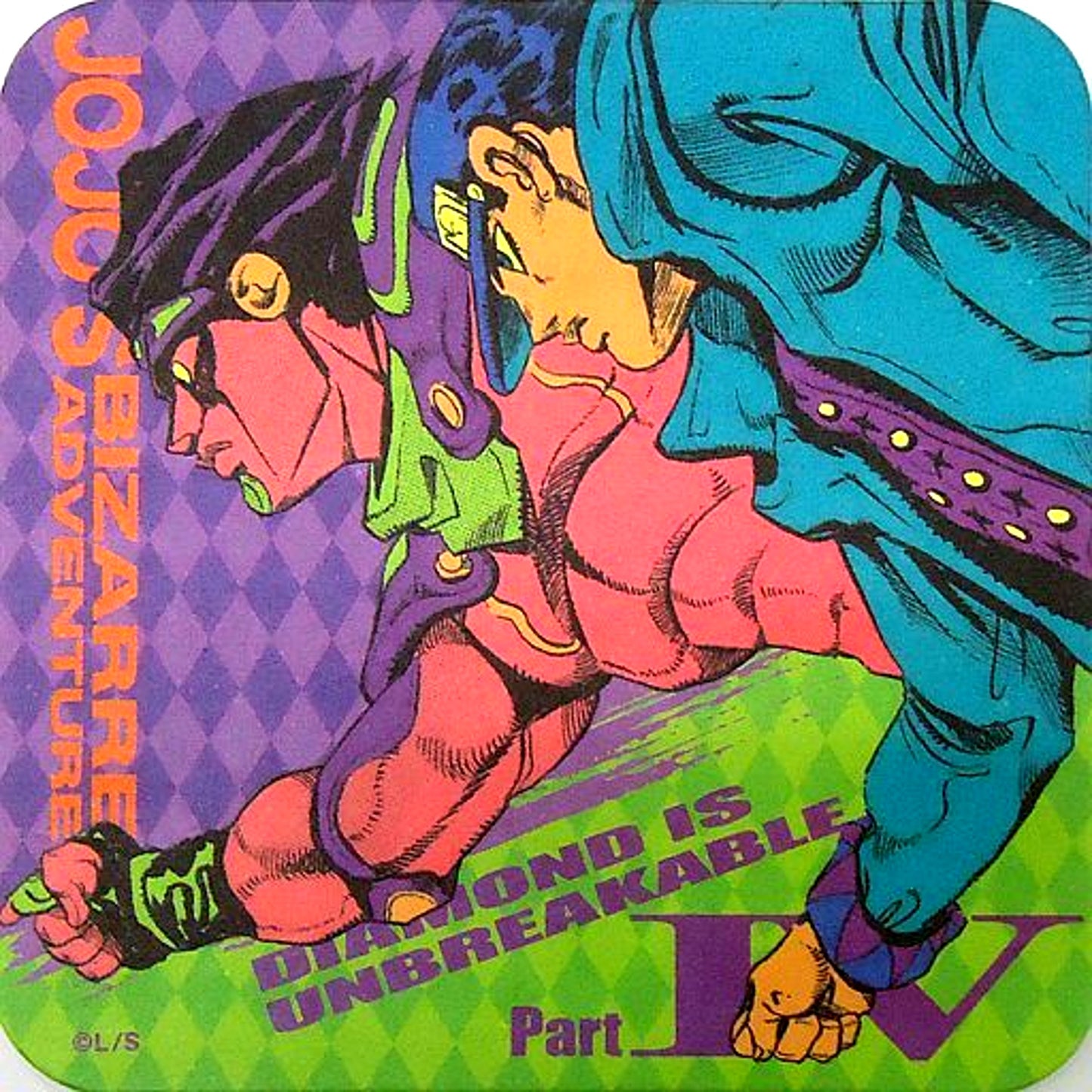 Jotaro Kujo and Star Platinum JoJo's Bizarre Adventure Part 4 Diamond is Unbreakable Art Coaster Jump Festa 2016 Goods [USED]