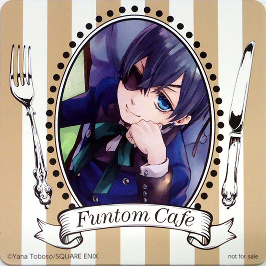Ciel Phantomhive Outdoor Background Original Coaster Black Butler Funtom Cafe Menu Order Bonus [USED]