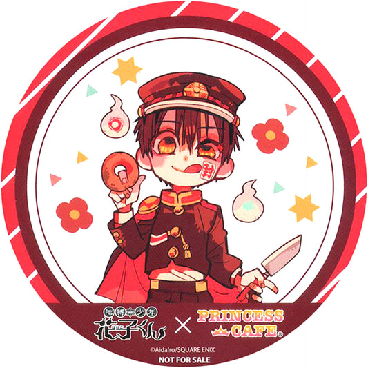 Hanako-kun Toilet-Bound Hanako-kun x PRINCESS CAFE Food & Drink Order Bonus Coaster [USED]