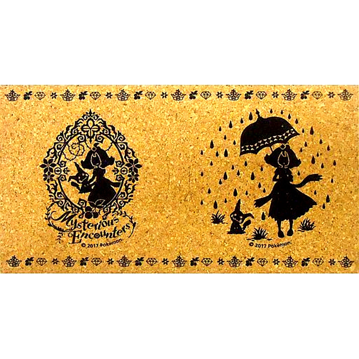 Acerola Mimikyu Set of 2 Cork Coasters Mysterious Encounters Pokemon Pokemon Center Limited [USED]