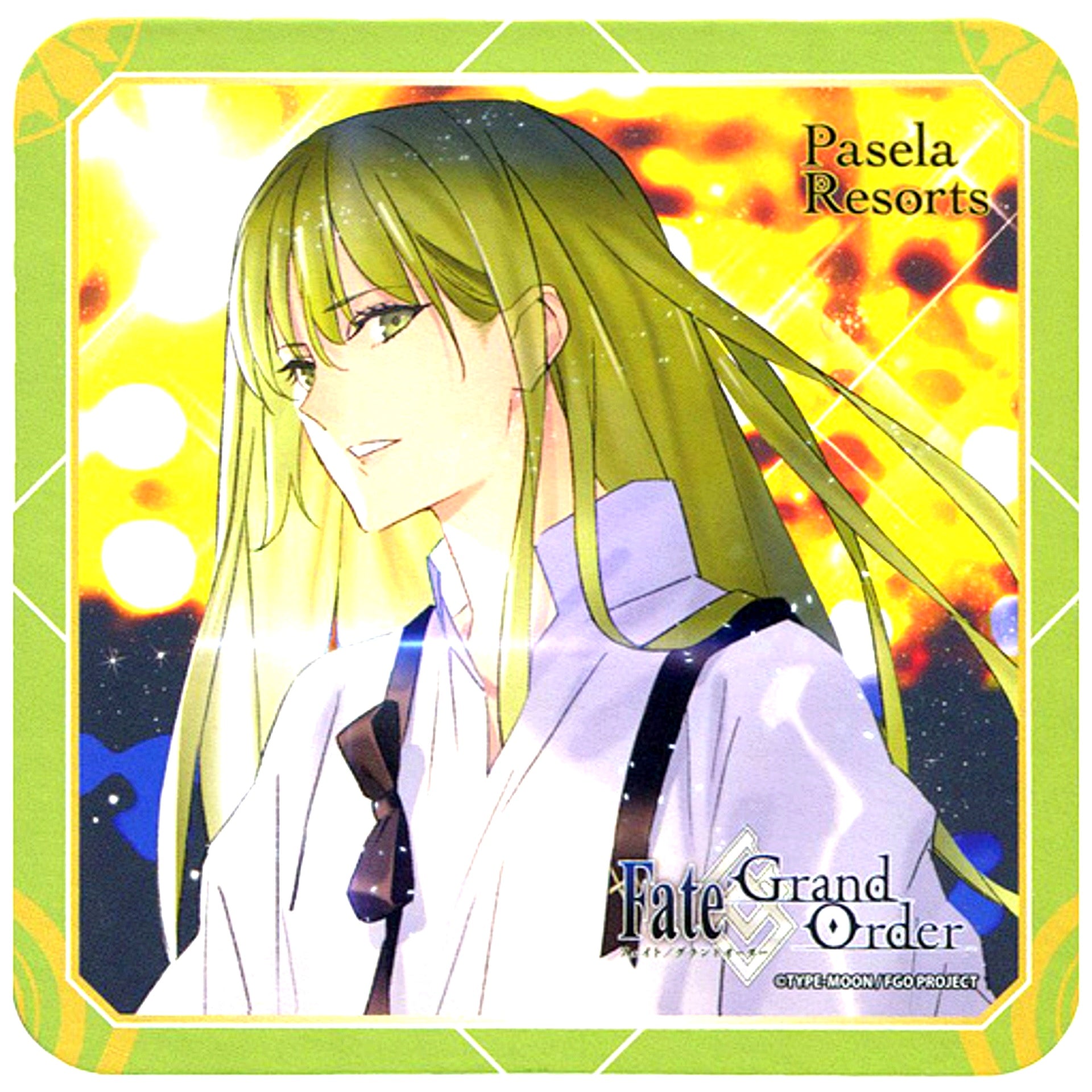 Lancer Enkidu Original Coaster Fate/Grand Order x Pasela Collaboration Collab Menu Order Bonus [USED]