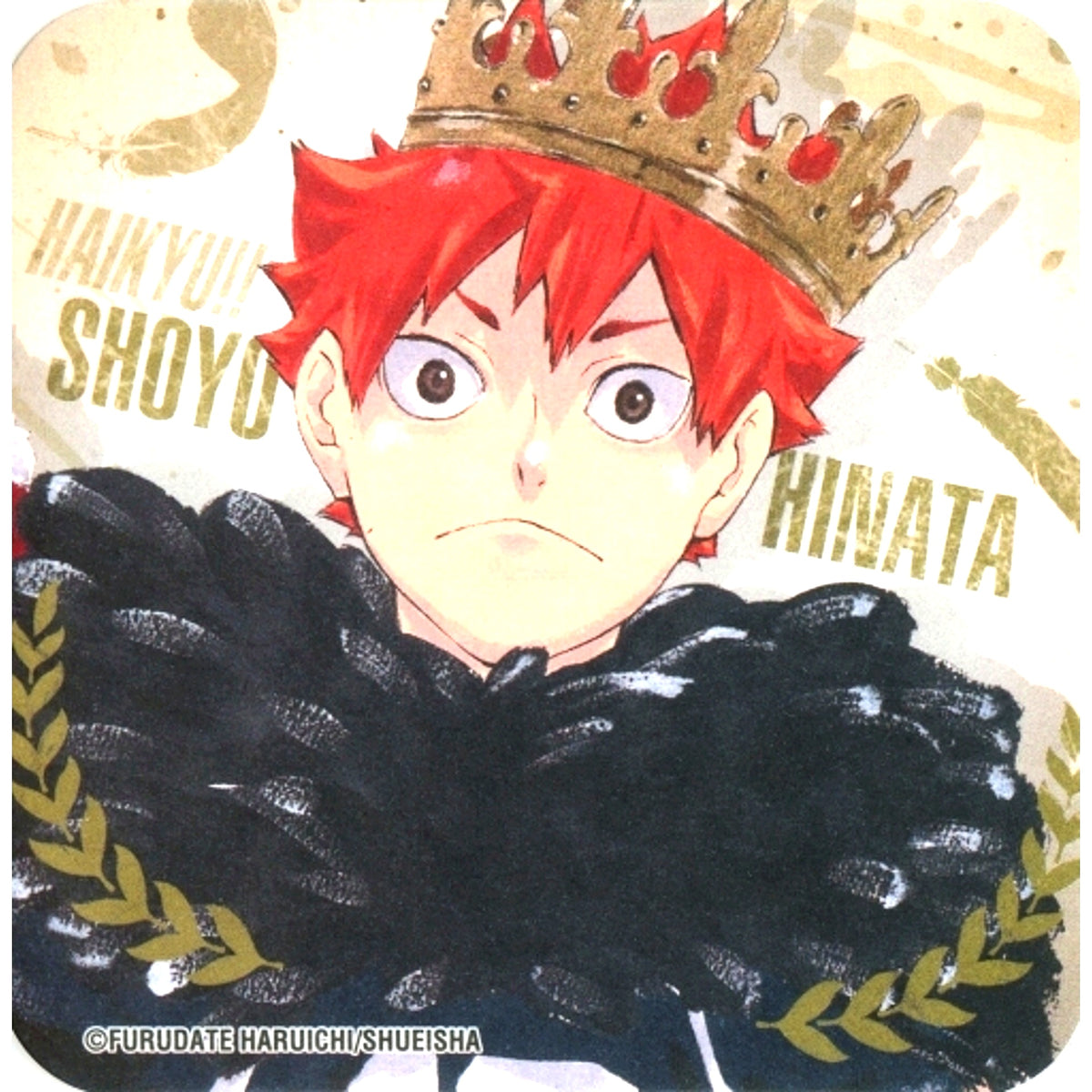 Shoyo Hinata Crown Haikyu!! Art Coaster Jump Festa 2018 BOX Purchase Bonus [USED]