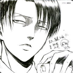 Levi Kyoji Asano Illustration Attack on Titan The Movie Season 2 Roar of Awakening Attendee Gift Vol.1 Coaster [USED]