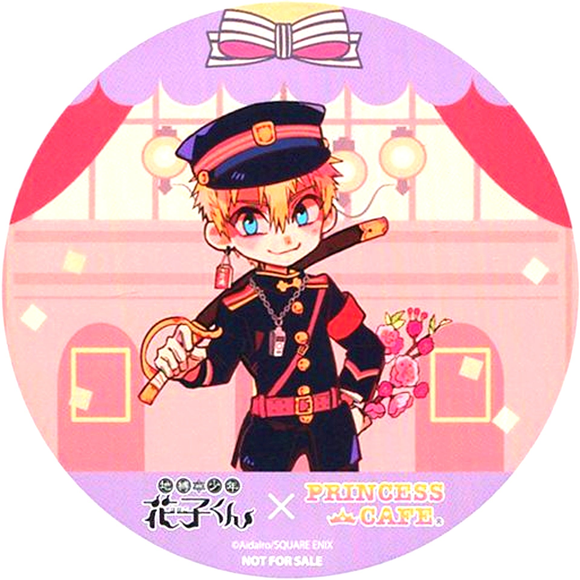 Kou Minamoto Background Building Coaster Toilet-bound Hanako-kun x Princess Cafe Part 2 Food & Drink Order Bonus [USED]