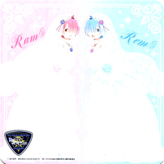 Ram & Rem Wedding Ver. Re:ZERO Starting Life in Another World Sega Collab Cafe Vol.1 Food Order Bonus Special Big Coaster [USED]