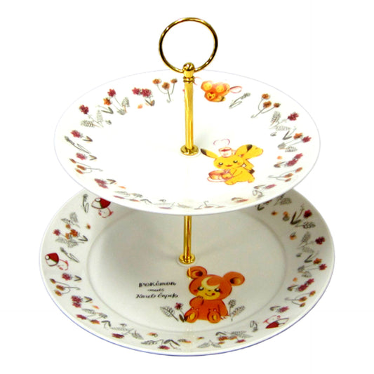 Pikachu, etc. Pokemon Pokemon Meets Karel Capek Cake Stand Pokemon Center Limited Tableware [USED]