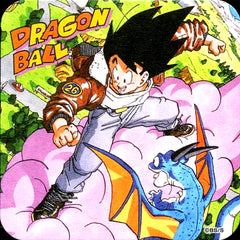 Son Goku and Dinosaur Flying Nimbus DRAGON BALL 50th Anniversary Weekly Shonen Jump Exhibition Vol.2 Art Coaster Goods [USED]