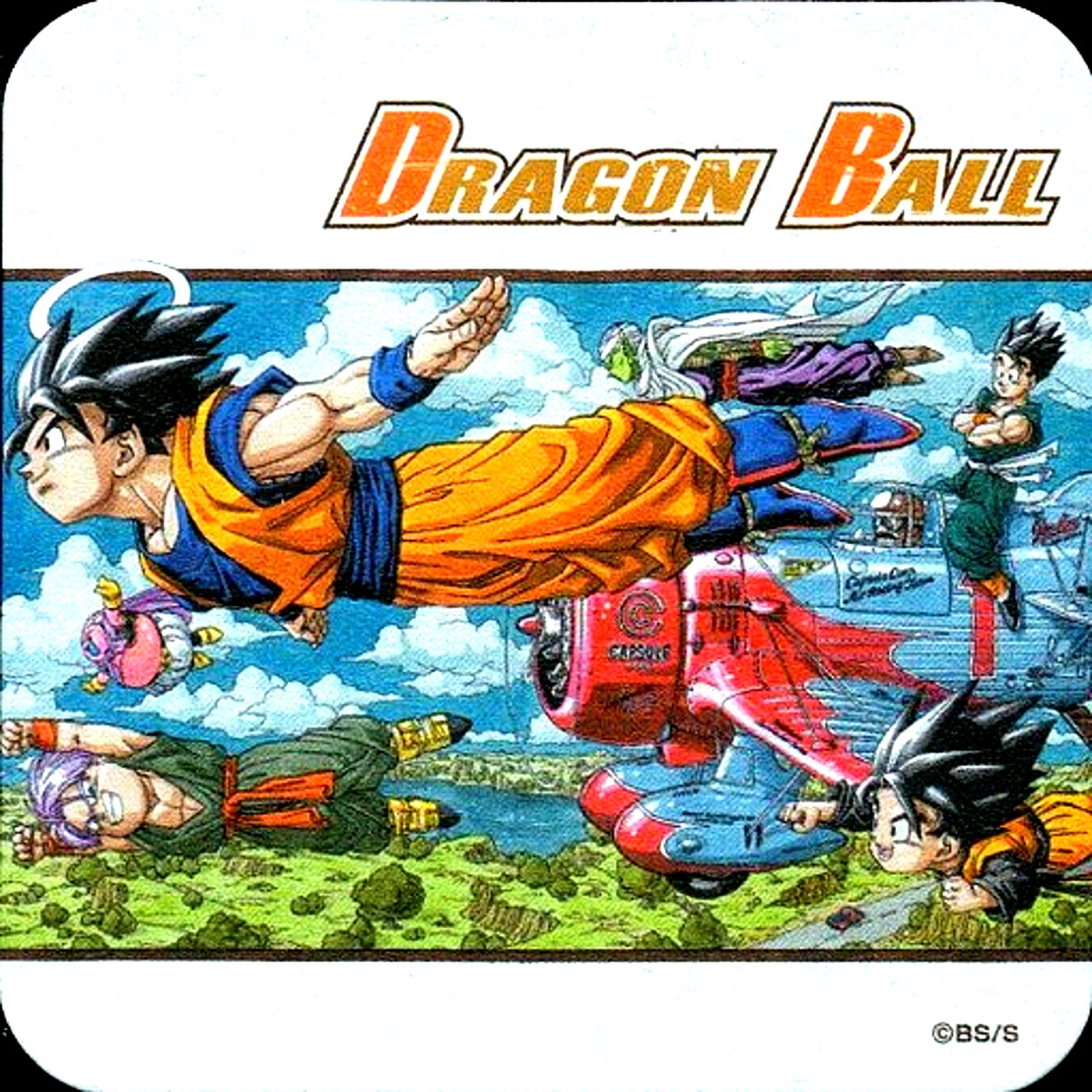 Group Bukujutsu DRAGON BALL 50th Anniversary Weekly Shonen Jump Exhibition Vol.2 Art Coaster Goods [USED]