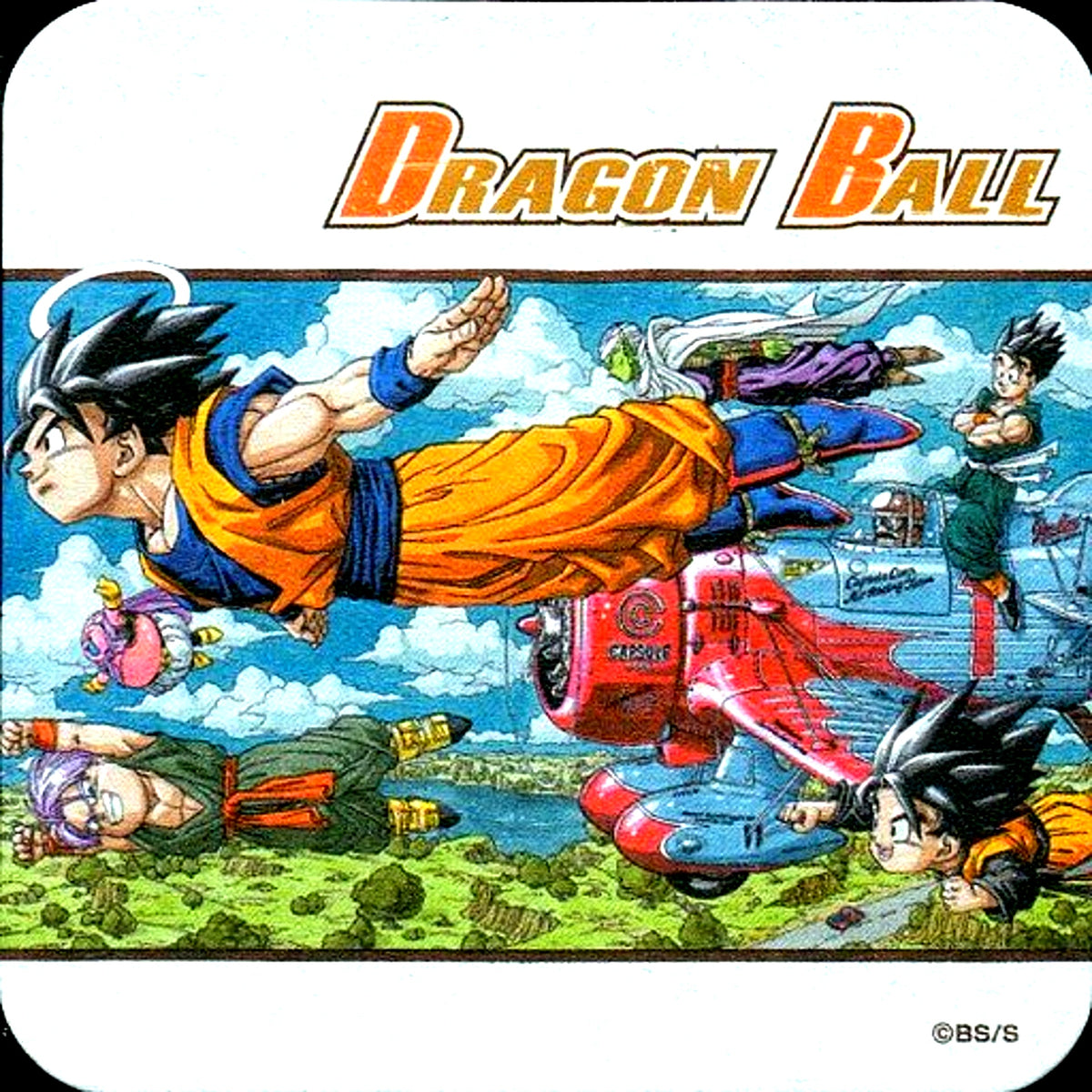 Group Bukujutsu DRAGON BALL 50th Anniversary Weekly Shonen Jump Exhibition Vol.2 Art Coaster Goods [USED]