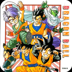 Group 6 Characters DRAGON BALL 50th Anniversary Weekly Shonen Jump Exhibition Vol.2 Art Coaster Goods [USED]