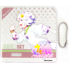 Seiun Sky CharaDri Umamusume Pretty Derby x COLLABO CAFE HONPO Acrylic Coaster [USED]
