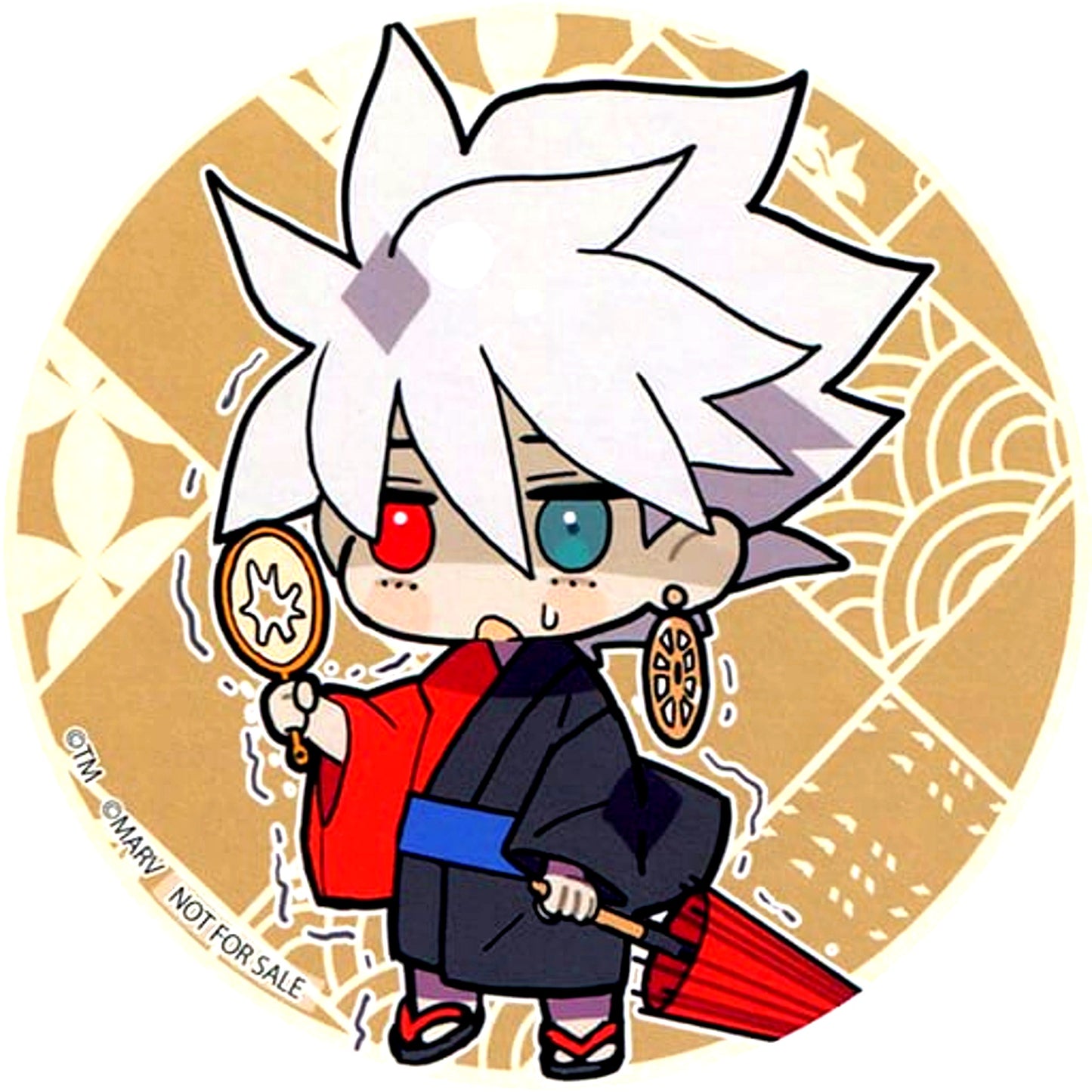 Lancer Karna Fate/EXTELLA LINK x Treevillage Cafe Menu Purchase Bonus Original Coaster [USED]