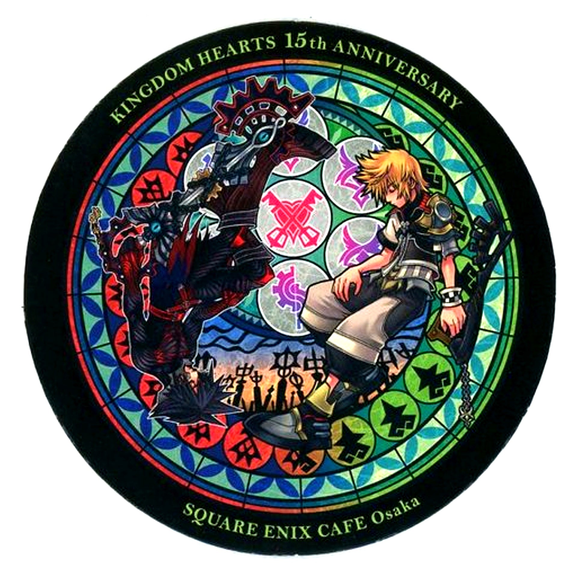 Vanitas and Ventus Coaster Kingdom Hearts x SQUARE ENIX CAFE OSAKA Drink Order Bonus [USED]