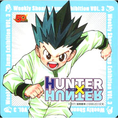 Gon Freecss Hunter x Hunter Coaster 50th Anniversary Weekly Shonen Jump Exhibition Vol.3 JUMP 50th Anniversary Cafe Dessert Order Bonus [USED]
