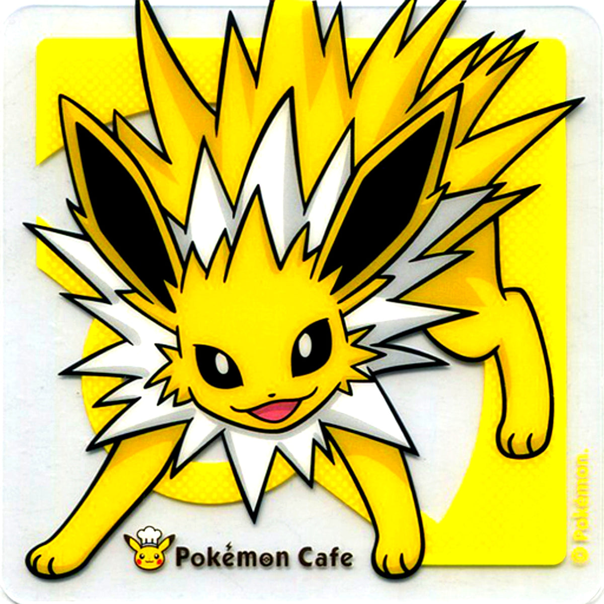 Jolteon Clear Coaster Pokemon Pokemon Cafe Drink Order Bonus [USED]