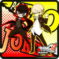 P4 Protagonist and Joker Big Coaster Sega Collab Cafe Persona Q2 New Cinema Labyrinth Part 1 Food Order Bonus [USED]