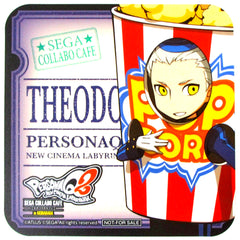 Theodore Drink Coaster Sega Collab Cafe Persona Q2 New Cinema Labyrinth Part 2 Drink Order Bonus [USED]