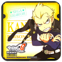 Kanji Tatsumi Drink Coaster Sega Collab Cafe Persona Q2 New Cinema Labyrinth Part 3 Drink Order Bonus [USED]