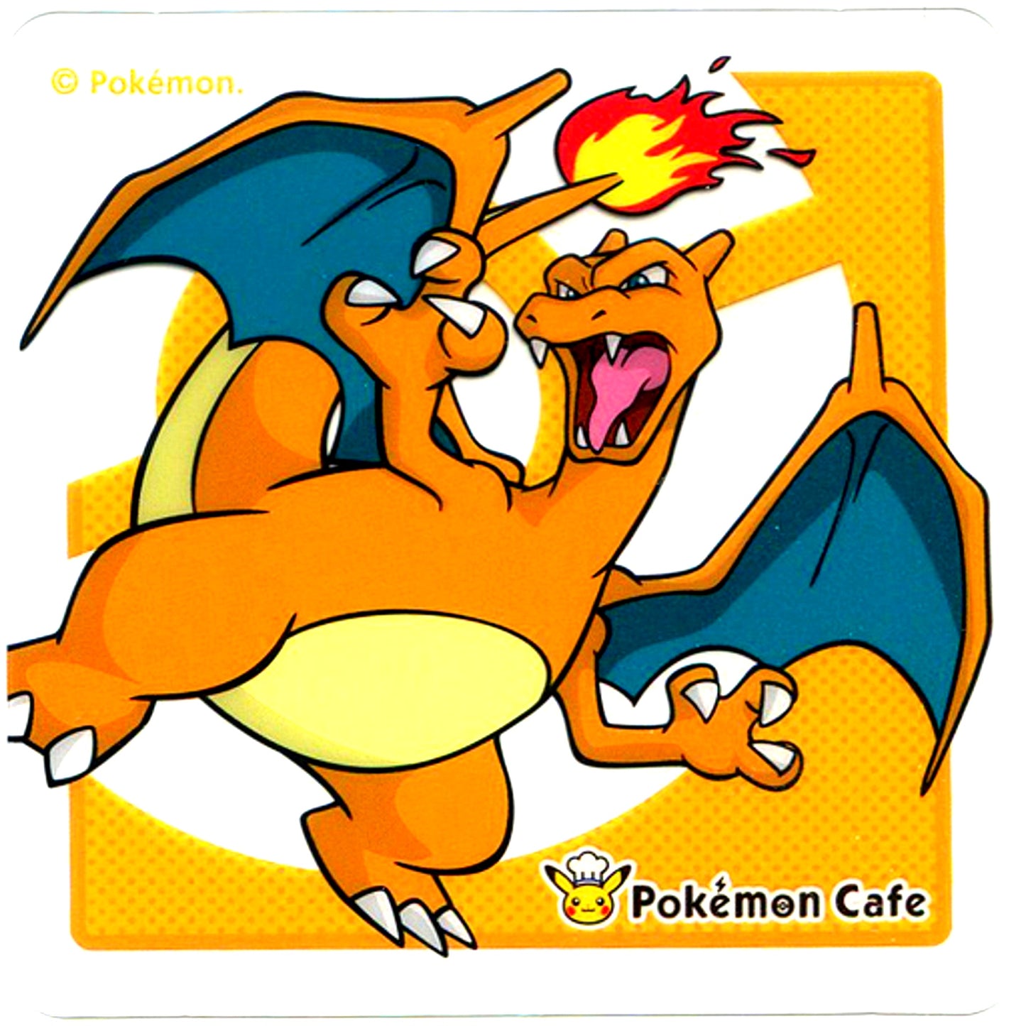 Charizard Clear Coaster Pokemon Pokemon Cafe Drink Order Bonus [USED]