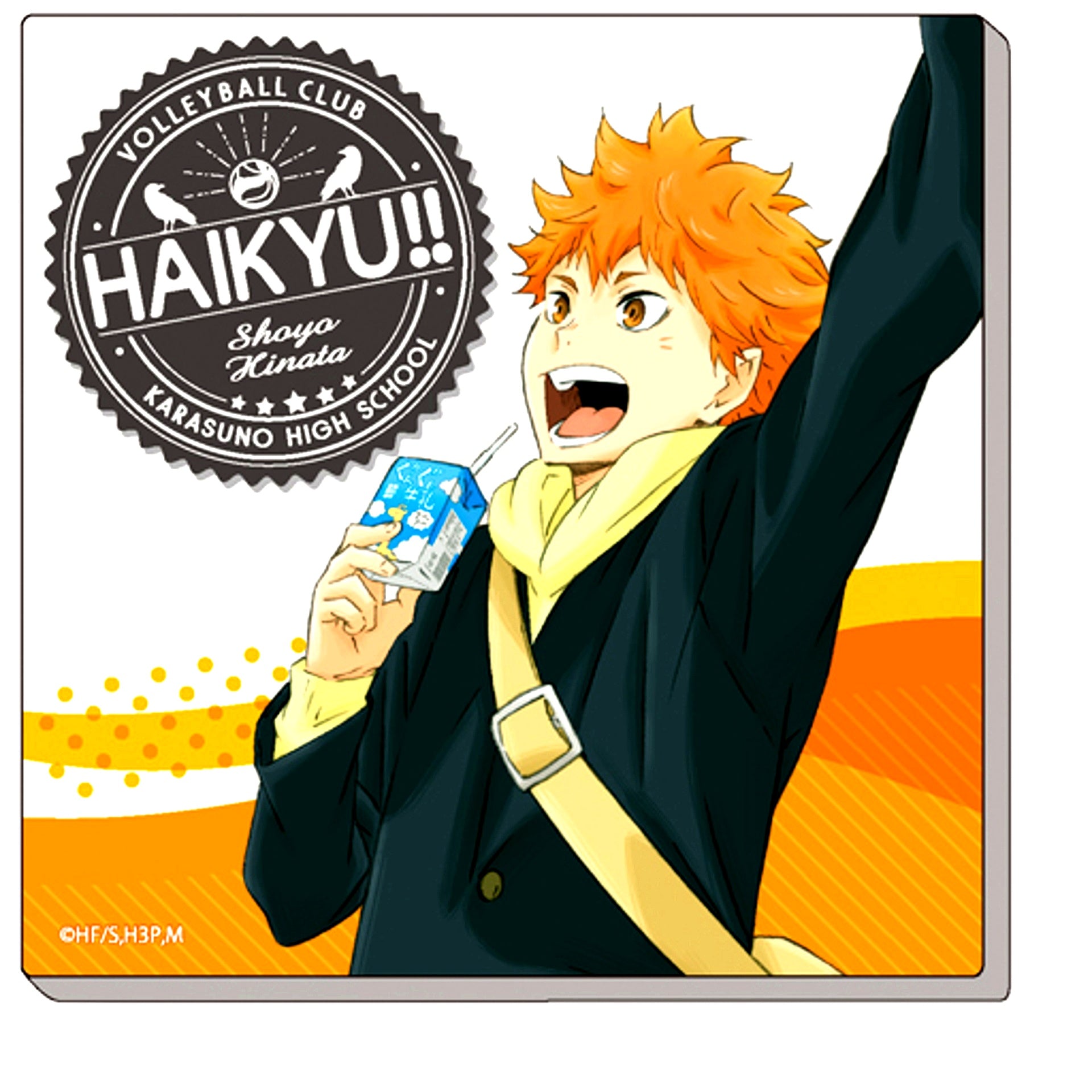 Shoyo Hinata Haikyu!! Ceramic Coaster [USED]