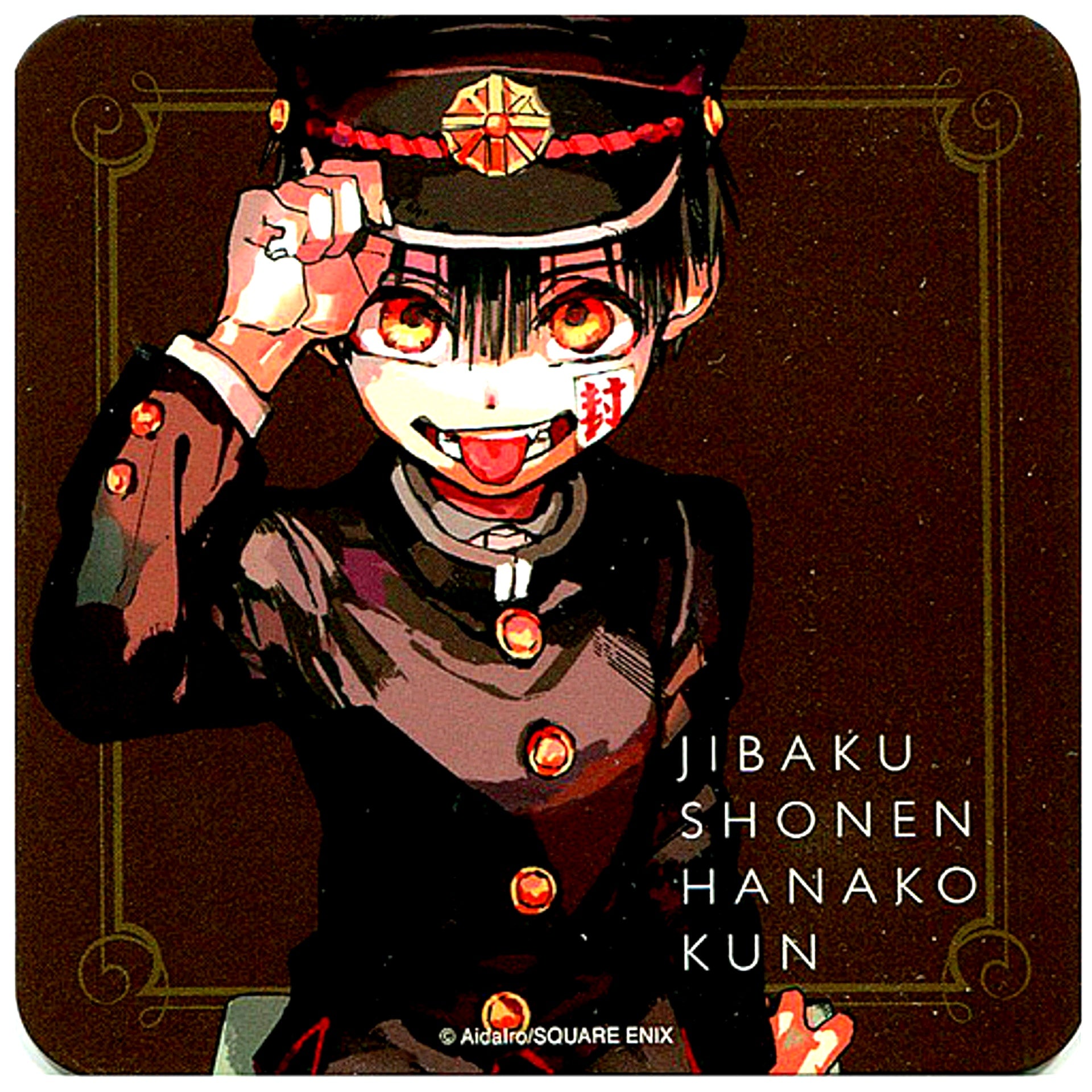 Hanako-kun Toilet-Bound Hanako-kun GHOST HOTEL'S CAFE Menu Order Bonus Original Coaster [USED]
