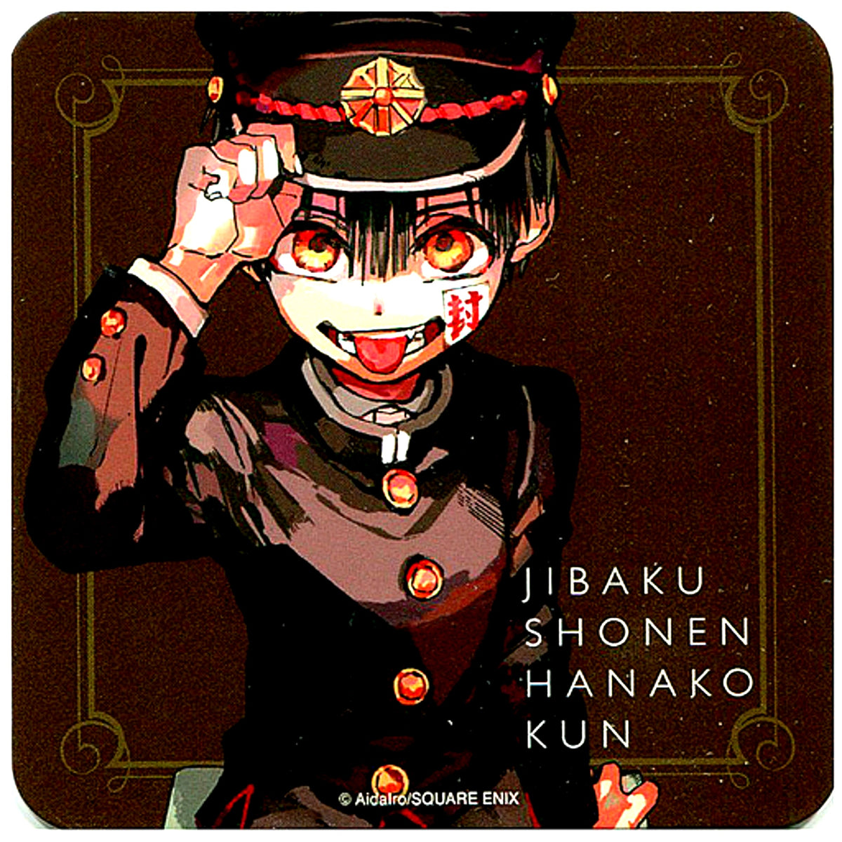 Hanako-kun Toilet-Bound Hanako-kun GHOST HOTEL'S CAFE Menu Order Bonus Original Coaster [USED]