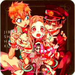 Hanako-kun & Nene Yashiro & Kou Minamoto Toilet-Bound Hanako-kun GHOST HOTEL'S CAFE Menu Order Bonus Original Coaster [USED]