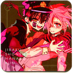 Tsukasa & Sousuke Mitsuba Original Coaster Toilet-bound Hanako-kun Ghost Hotel's Cafe Menu Order Bonus [USED]