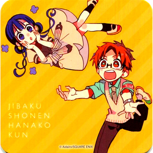 Akane Aoi & Aoi Akane Toilet-Bound Hanako-kun GHOST HOTEL'S CAFE Menu Order Bonus Original Coaster [USED]