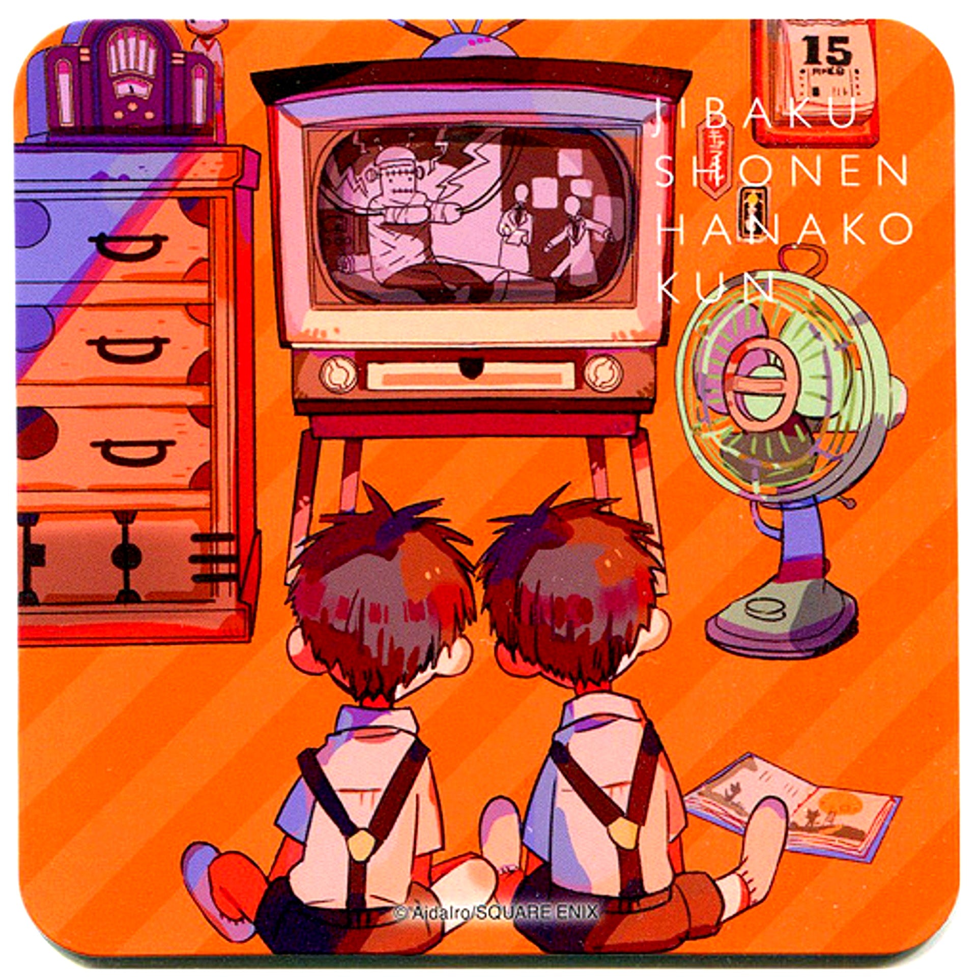 Back View TV Toilet-Bound Hanako-kun GHOST HOTEL'S CAFE Menu Order Bonus Original Coaster [USED]