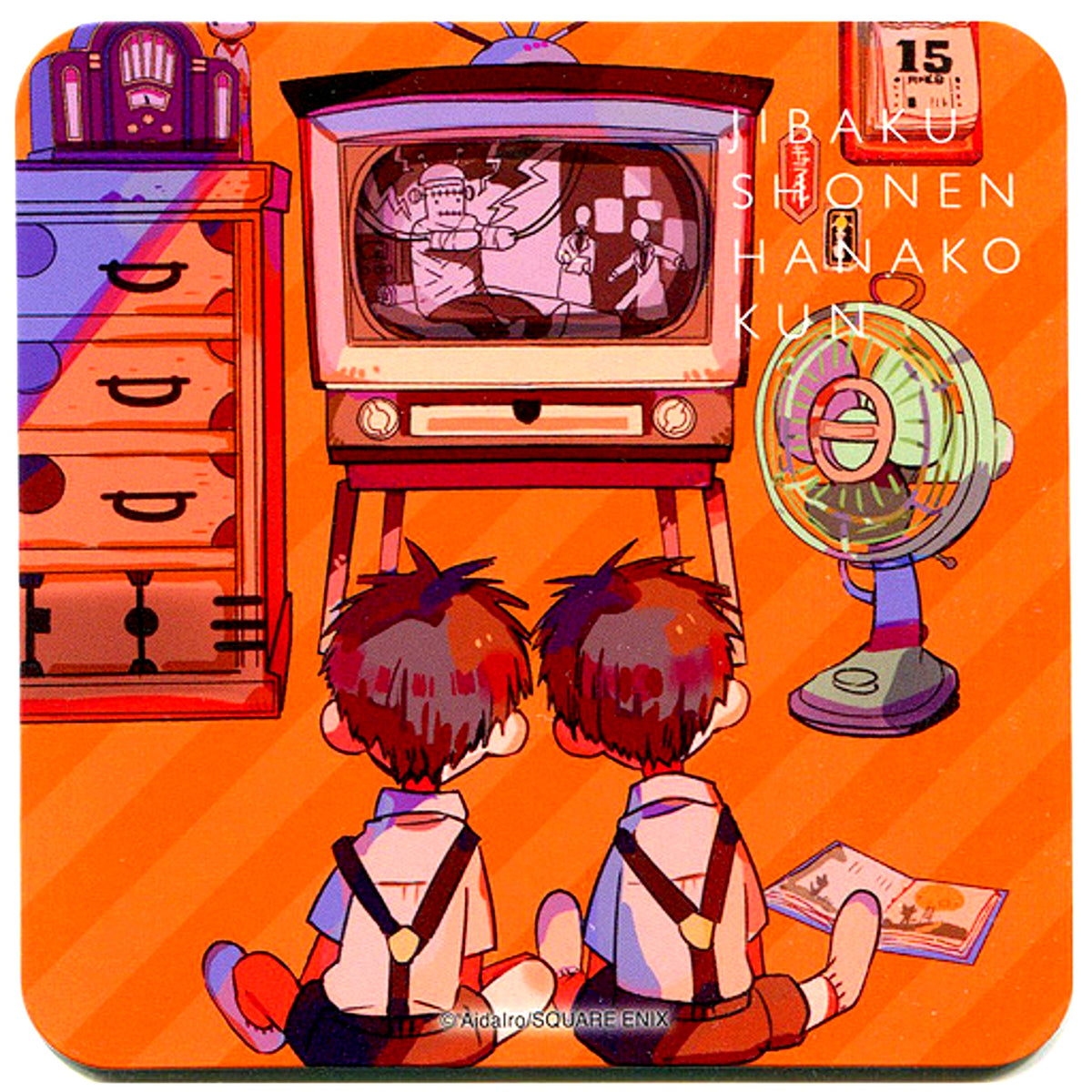 Back View TV Toilet-Bound Hanako-kun GHOST HOTEL'S CAFE Menu Order Bonus Original Coaster [USED]