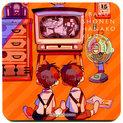 Back View TV Toilet-Bound Hanako-kun GHOST HOTEL'S CAFE Menu Order Bonus Original Coaster [USED]