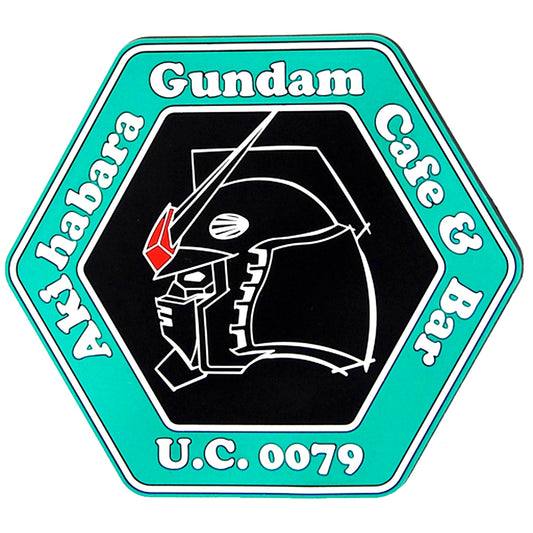 Logo Full Color Ver. Rubber Coaster Mobile Suit Gundam Gundam Cafe Limited [USED]
