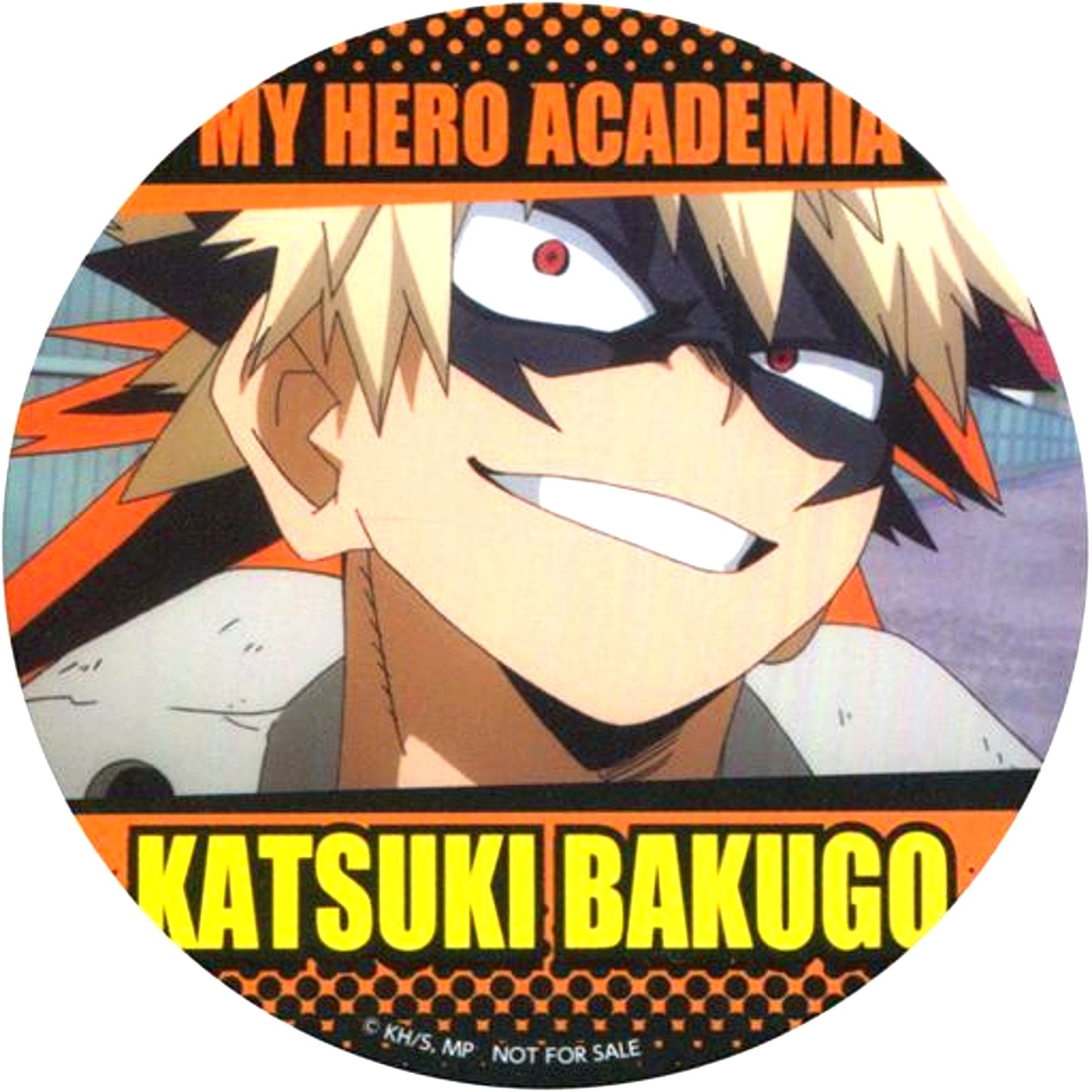 Katsuki Bakugo My Hero Academia Sega Collabo Cafe 1st Coaster Drink Order Bonus [USED]