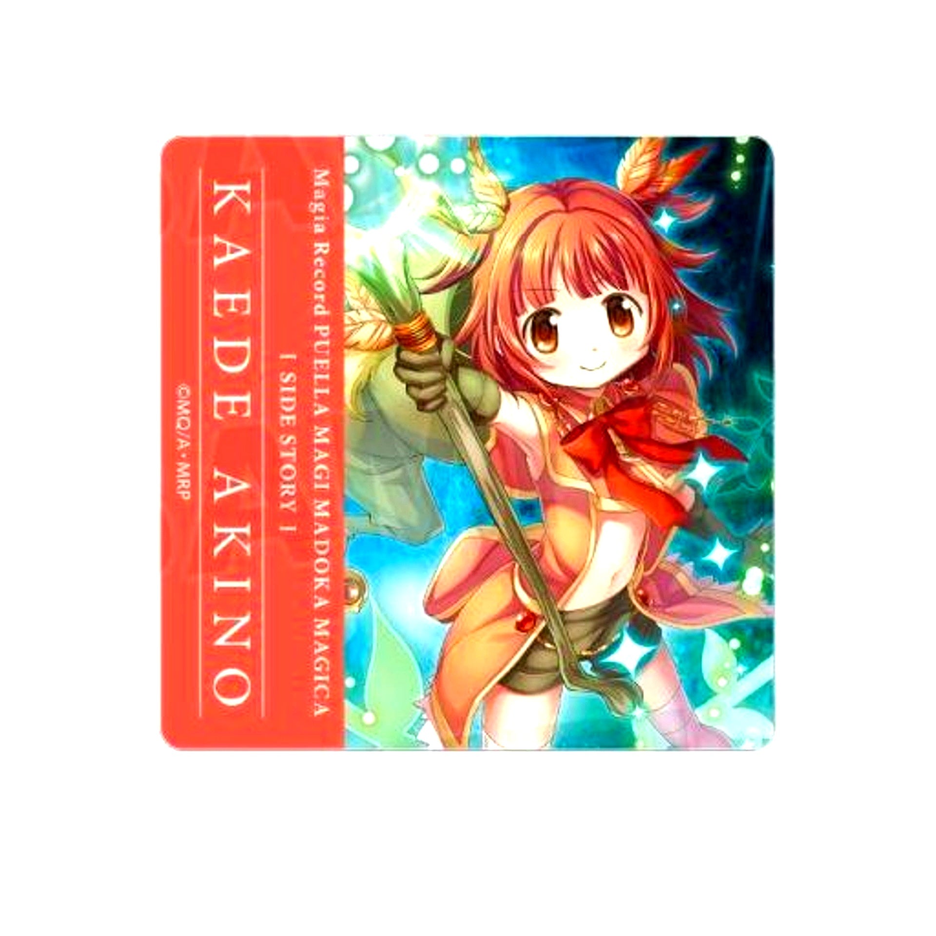 Kaede Akino Magia Record Puella Magi Madoka Magica Side Story Trading Acrylic Coaster [USED]