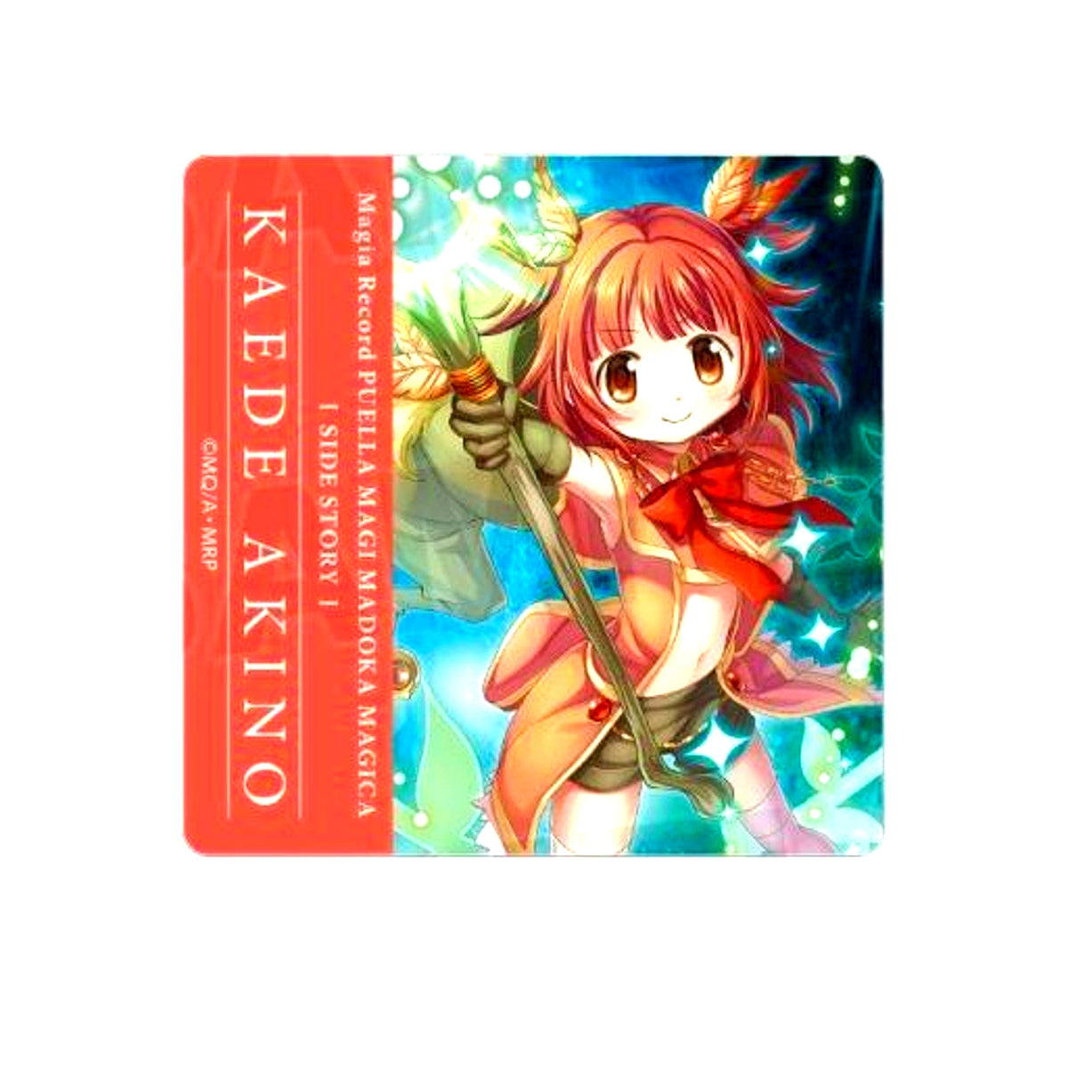 Kaede Akino Magia Record Puella Magi Madoka Magica Side Story Trading Acrylic Coaster [USED]