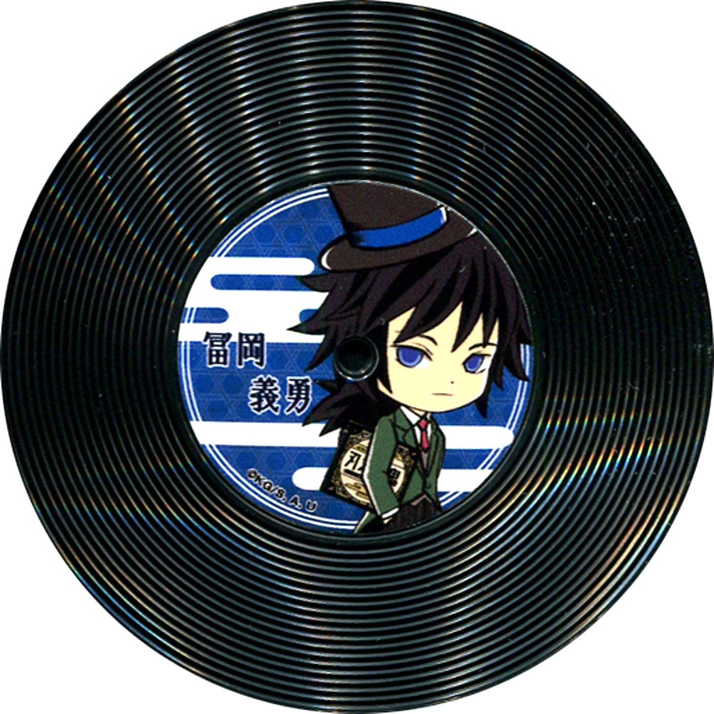 Giyu Tomioka Record Coaster Demon Slayer TOWER RECORDS [USED]