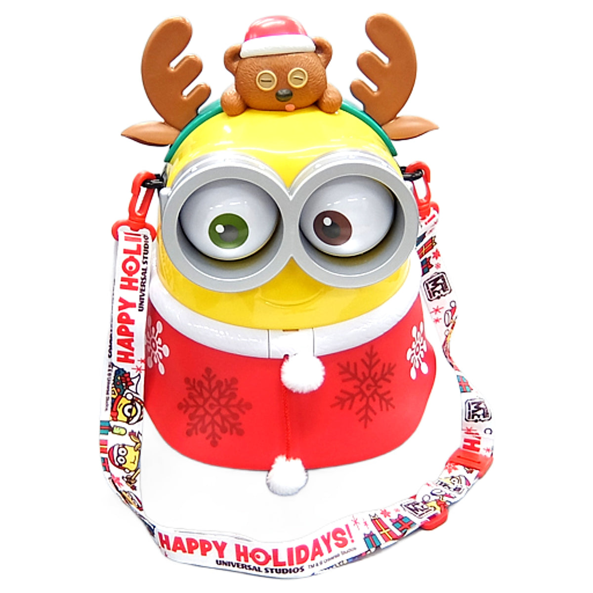 Bob Tim Minions Popcorn Bucket 2019 Christmas Ver. Universal Studios Japan Limited Tableware [USED]