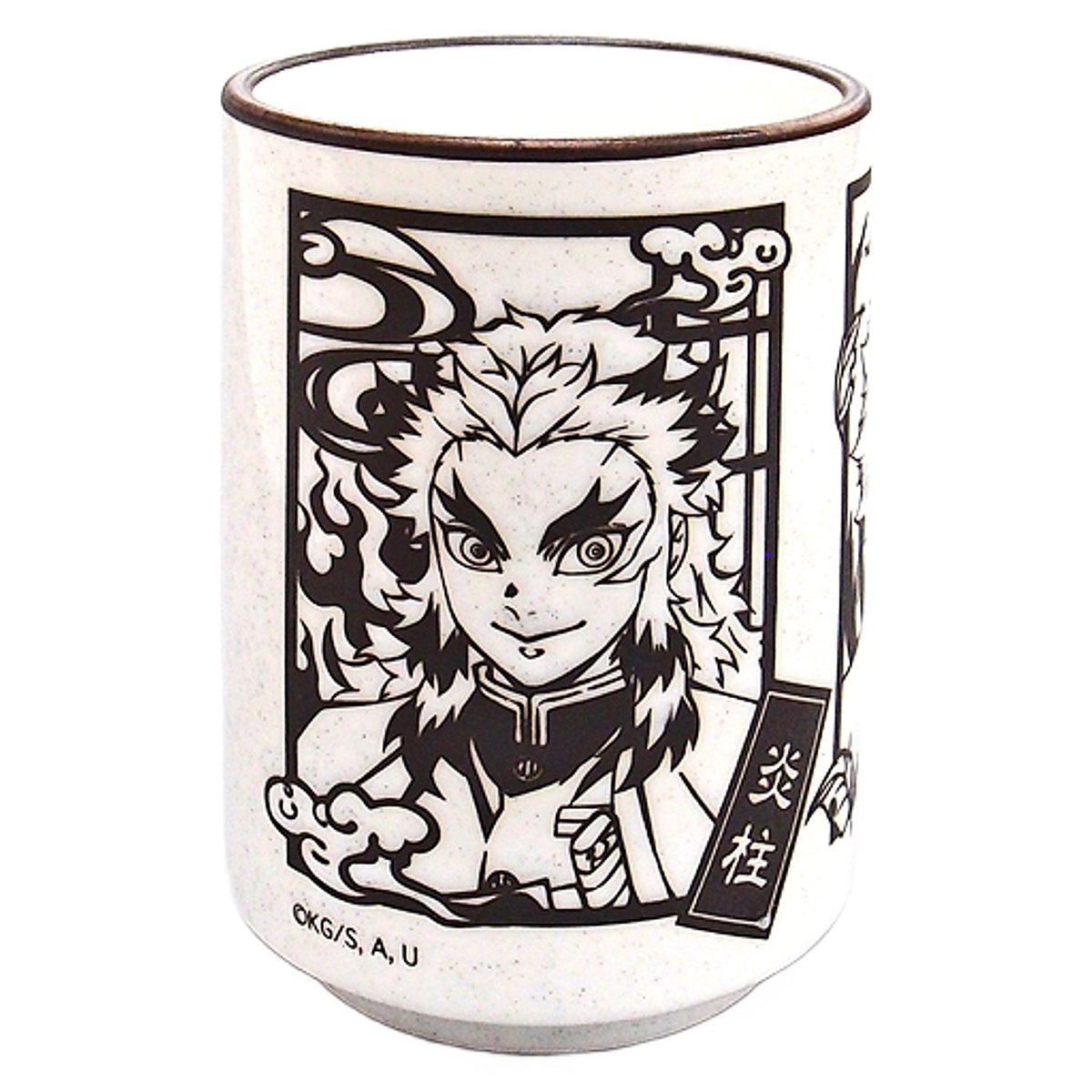 Kyojuro Rengoku Sanemi Shinazugawa Tengen Uzui Demon Slayer: Kimetsu no Yaiba Cutout Series Teacup Jump Shop Limited Cup [USED]