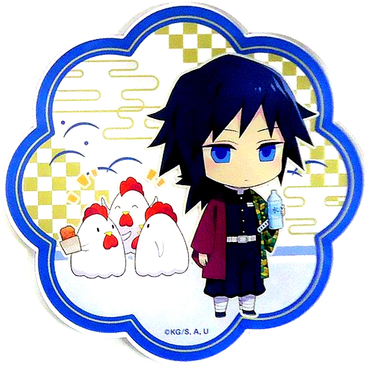Giyu Tomioka Demon Slayer Acrylic Coaster x Lawson Loppi HMV and BOOKS online Limited [USED]