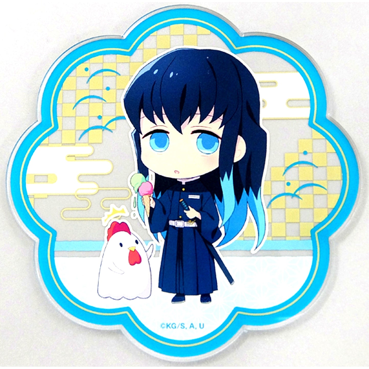 Muichiro Tokito Demon Slayer x Lawson Loppi HMV & BOOKS online Limited Acrylic Coaster [USED]