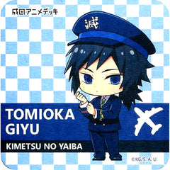 Giyu Tomioka Narita Anime Deck x Demon Slayer Menu Order Bonus Original Coaster [USED]