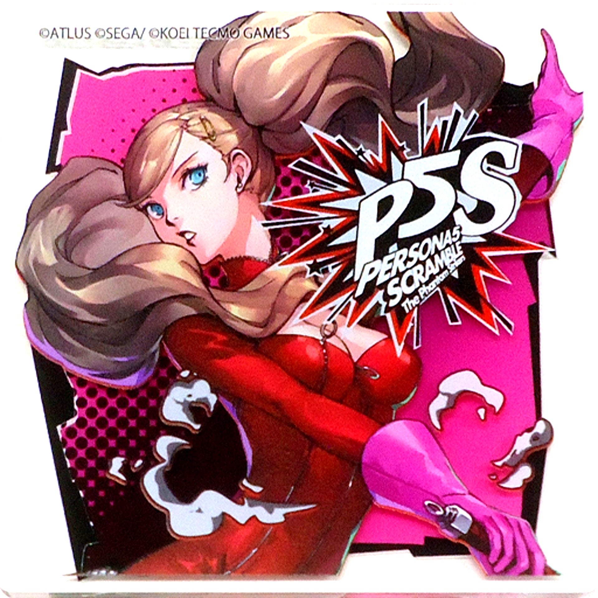 Ann Takamaki Persona 5 Scramble The Phantom Strikers Acrylic Coaster PS4 Switch Software Futaba Tosho Purchase Bonus [USED]